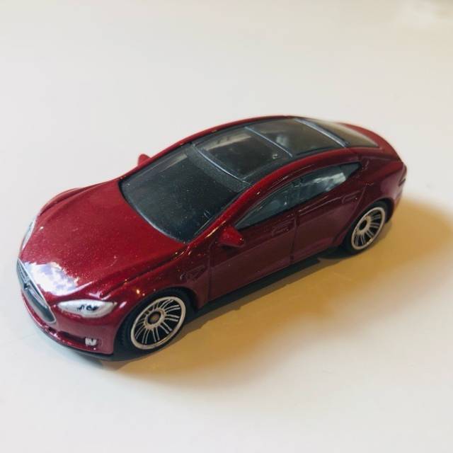 MB Tesla Model S Maroon MB903 2014 Thailand