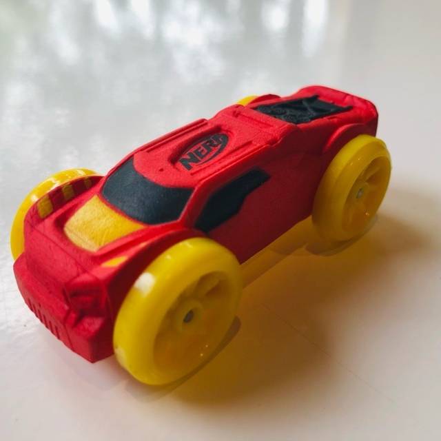 Nurf Red Bullet Car 2017