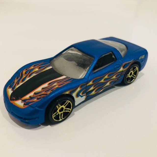 HL ‘97 Corvette Blue with Flames 1996 Mala...