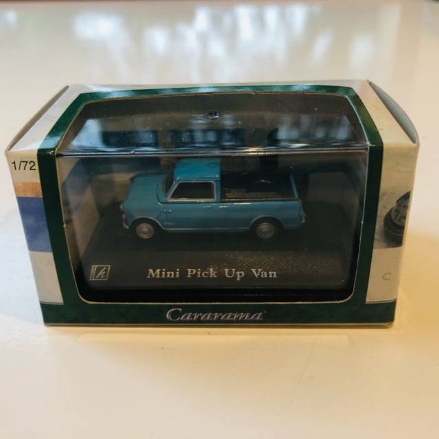 Cararama 172 Mini Pick Up Van Blue HO Scale