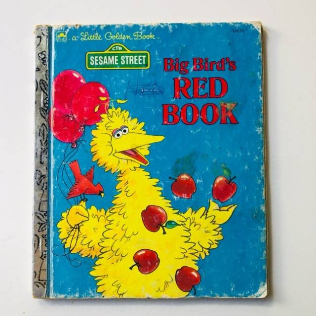 Golden Book Big Bird’s RED BOOK