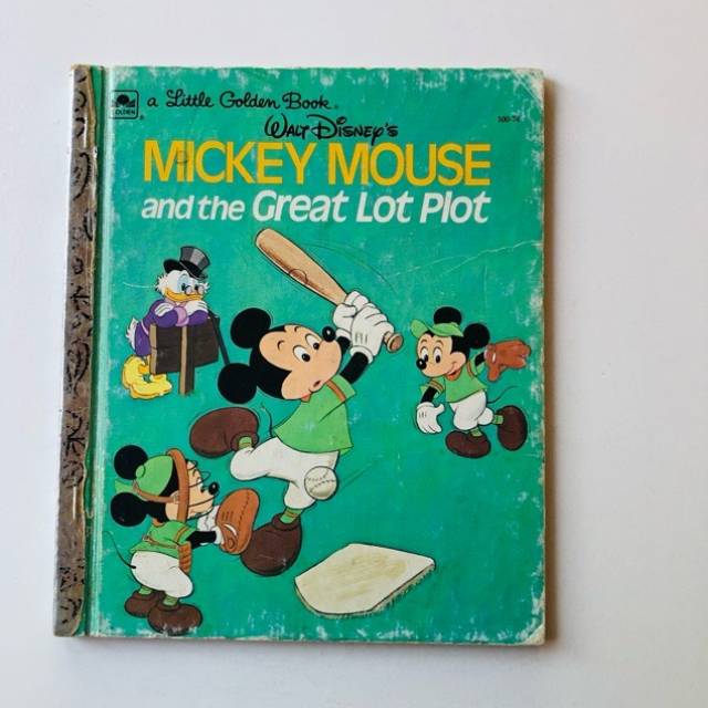 Golden Book Mickey Mouse and the Great Lot P...