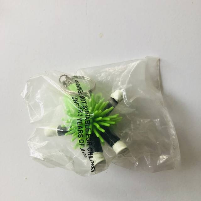 KFC Happy Face Figure Koosh Rubber Ball Key...