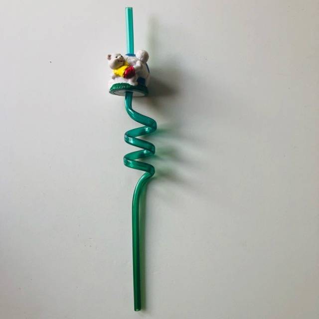 KFC Twisty Straw Football Green 1990s