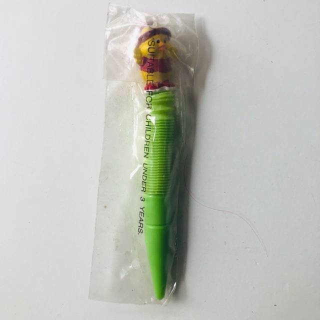 KFC Bendy Green Pen Chick 1990s