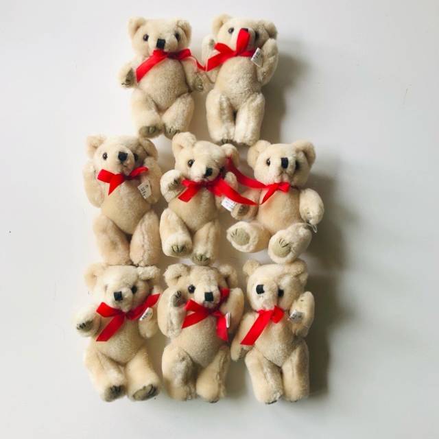 Teddy Bears ( Nine) Small (12cm Height ) - (...