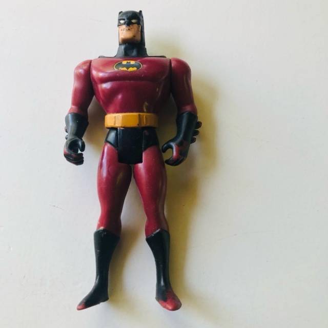 VINTAGE 1993 KENNER RED SUIT BATMAN 4.75 