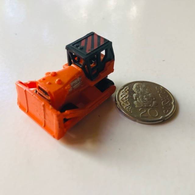 Micro Machines Bull Dozer Orange 1987 ( PAM)