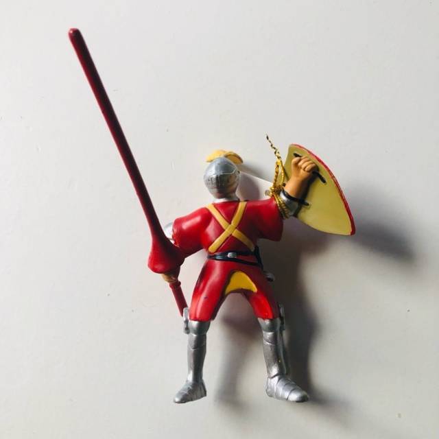 Papo Red Knight with Joust 1998 ( PAM)