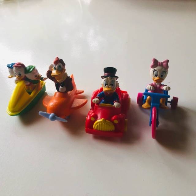 Vintage 1986 Complete Set of 4 McDonalds Duc...