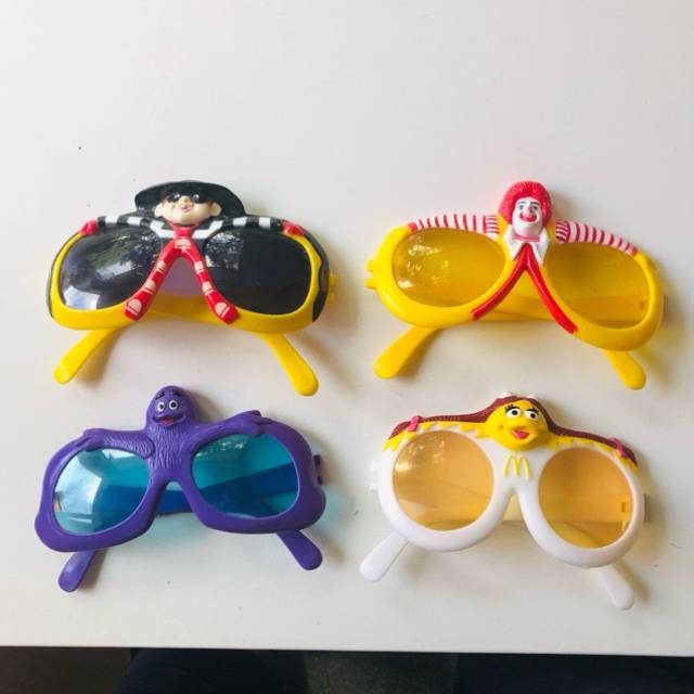 Complete Set of 4 89 McDonalds Sunglasses Ro...