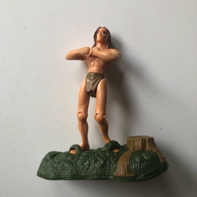 McDonalds Tarzan next to tree stump 1999
