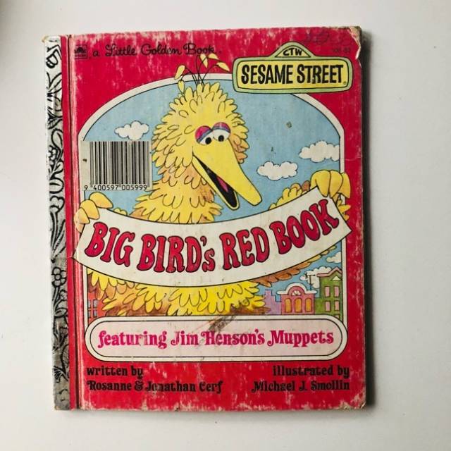 Golden Book Big Bird’s Red Book