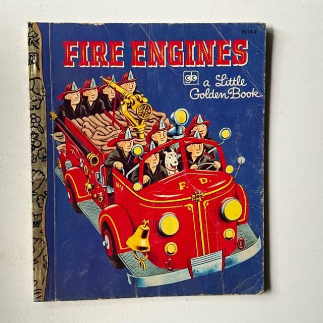 Golden Book- FIRE ENGINES E210-2 1979