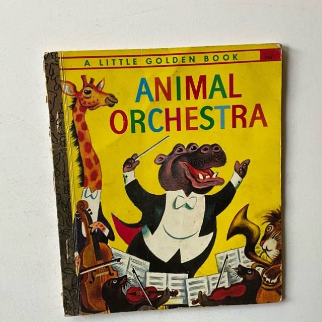 Golden Book - ANIMAL ORCHESTRA 334 1973