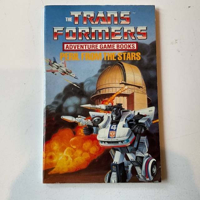 The Transformers Adventure Game Books PERIL...