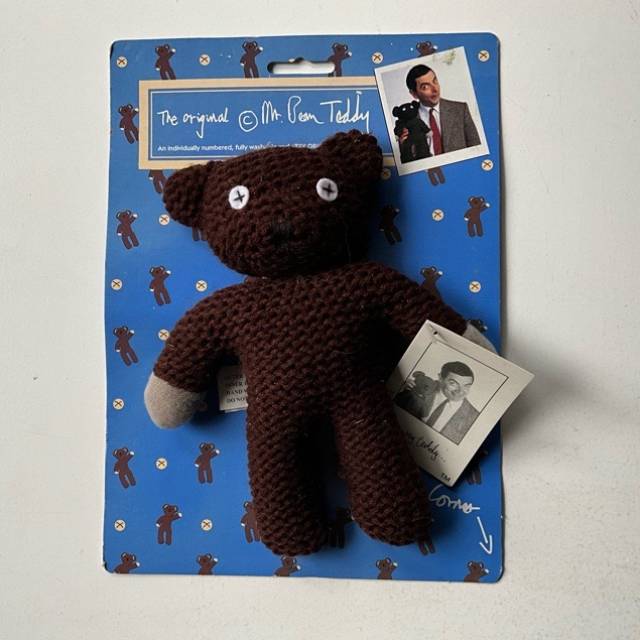 Mr Bean Teddy 1997 700437 Playworks (PAM) - Vintage Toys New Zealand