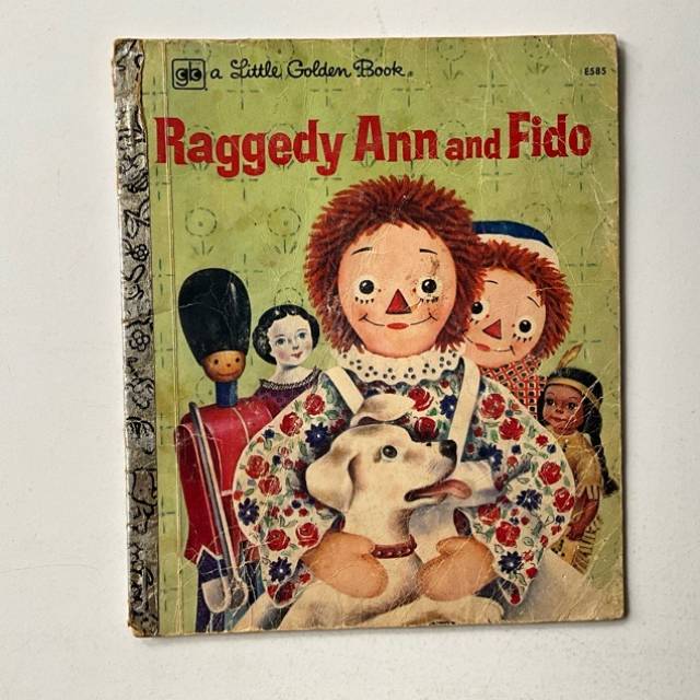 Golden Book - Raggedy Ann and Fido E585 1976