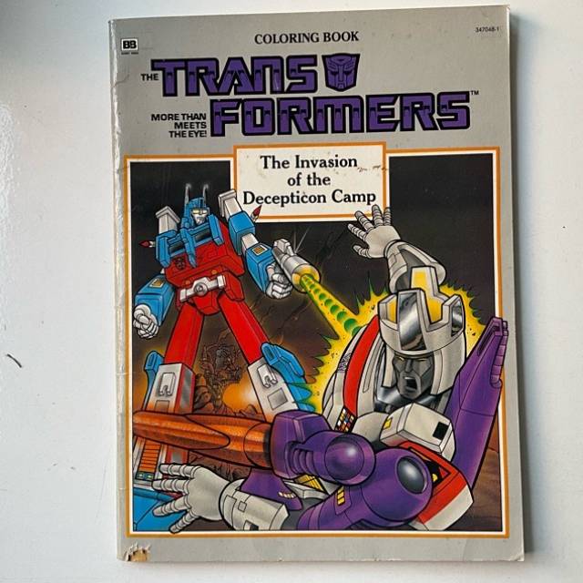 THE TRANSFORMERS (Coloring Book) The Invasio...