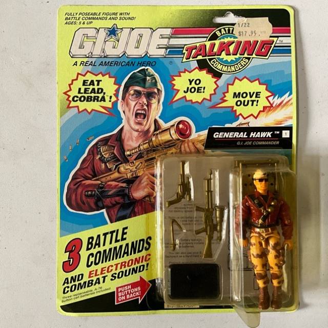 G.I.JOE - GENERAL HAWK Battle Commands 1991...