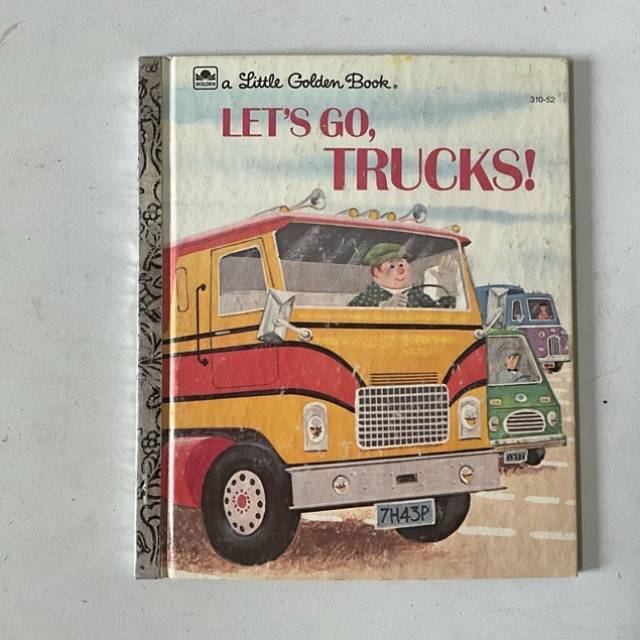 GOLDEN BOOK - Let’s Go TRUCKS! 310-52 1973