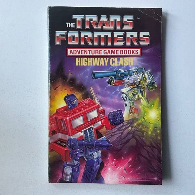 The TRANS FORMERS Adventure Game Books HIGHW...