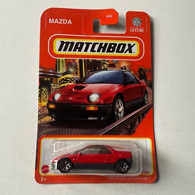 MB 1992 RED MAZDA AUTOZAM AZ-1 No 24