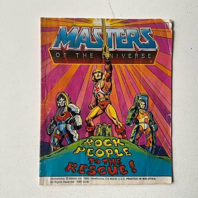 Masters of the Universe (MOTU) Mini Comic 19...