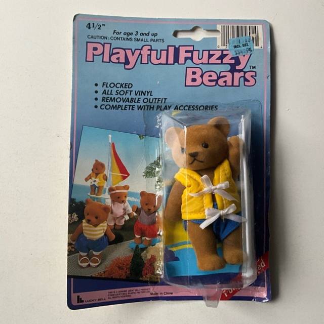 Playful Fuzzy Bears (Wind Surfing BEAR) PAM