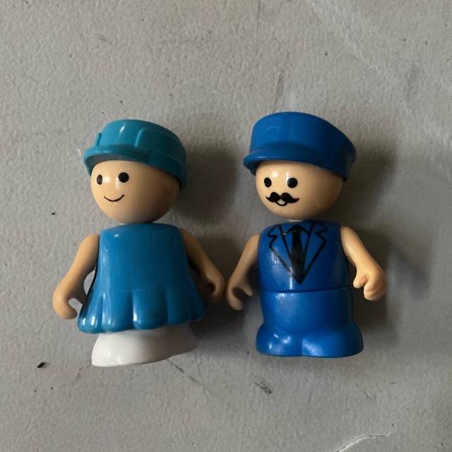 Vintage Lil Playmates 2x figures Hong Kong (...
