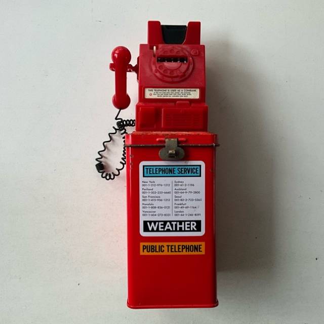 Public Telephone Count Bank 1986 Japan (Tin)...