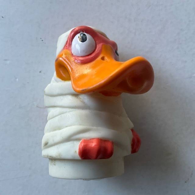 Halloween Mummy Duck Rubber Finger Puppet Mo...