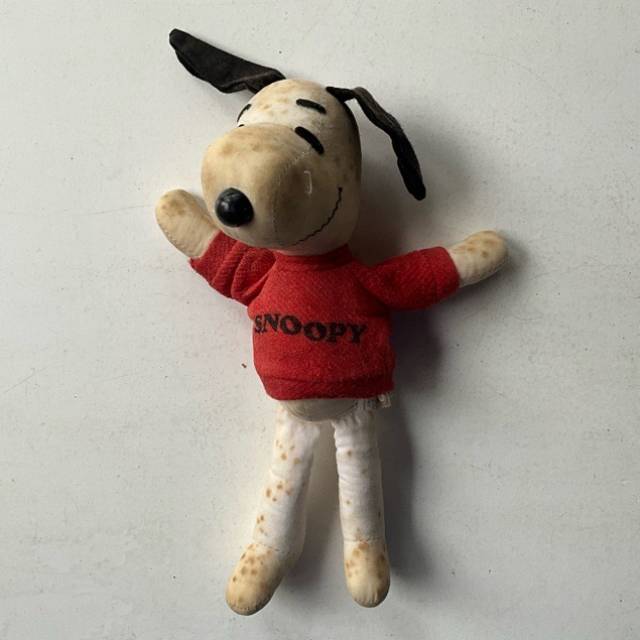 Ideal Toy Cloth Stuffed Snoopy Peanuts Vinta...