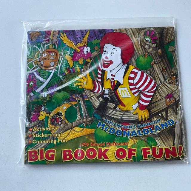 McDonald’s BIG BOOK OF FUN 1998 (Australian)