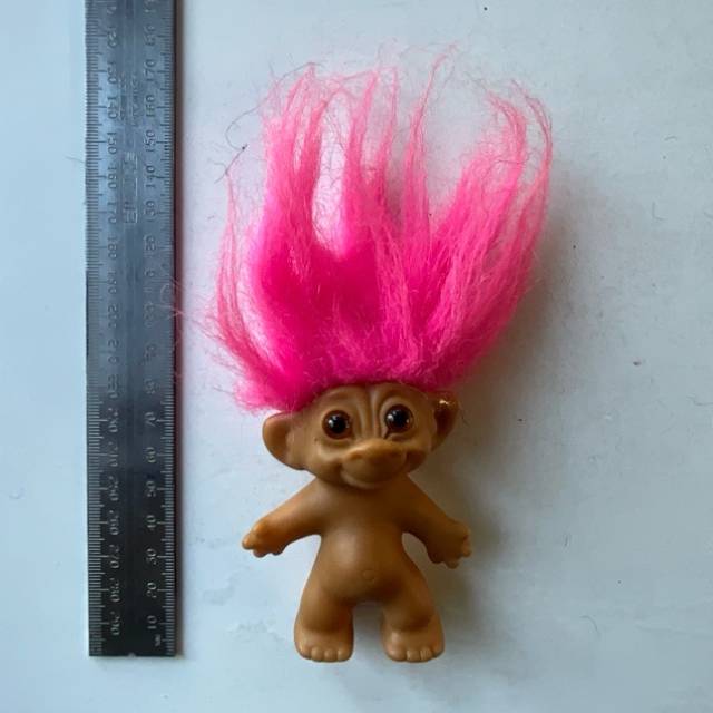 Troll UNEEDA - Pink Hair - Naked (11cm Height)