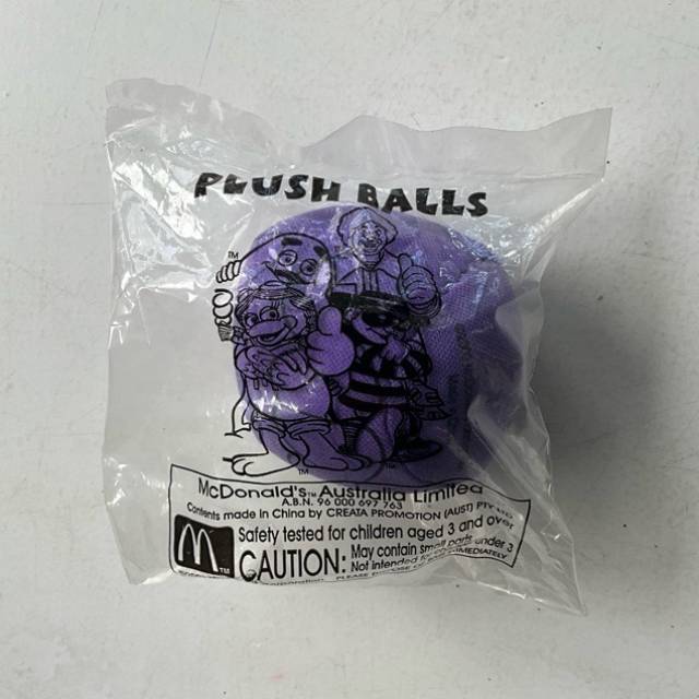 McDonald’s - PLUSH BALLS 2001 - Grimace