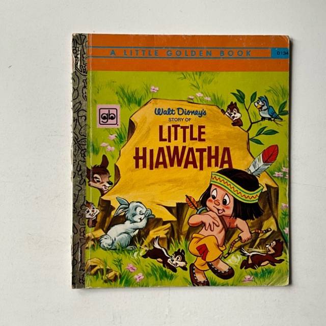 Golden Book - Disney - LITTLE HIAWATHA D134...