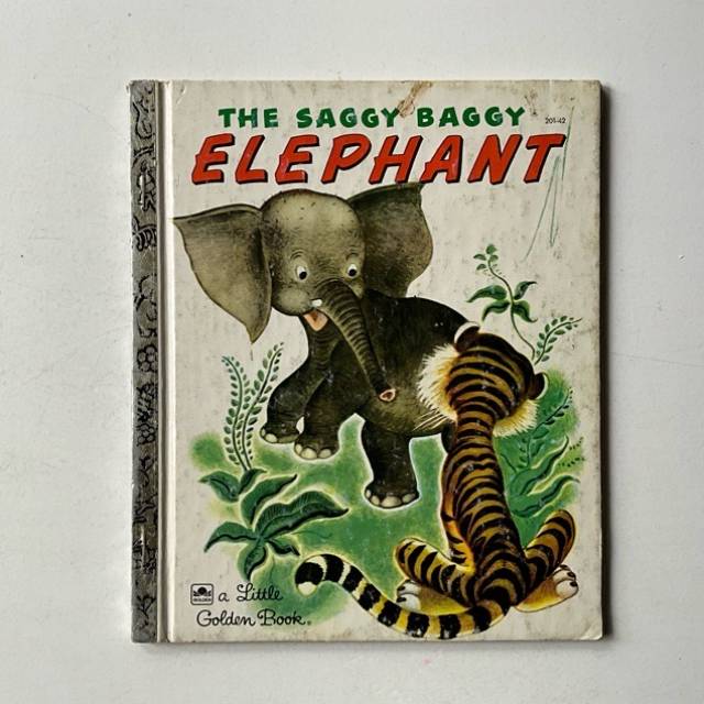 Golden Book - THE SAGGY BAGGY ELEPHANT 201-4...