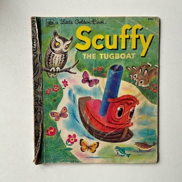 Golden Book - Scuffy THE TUGBOAT E305-1 1980