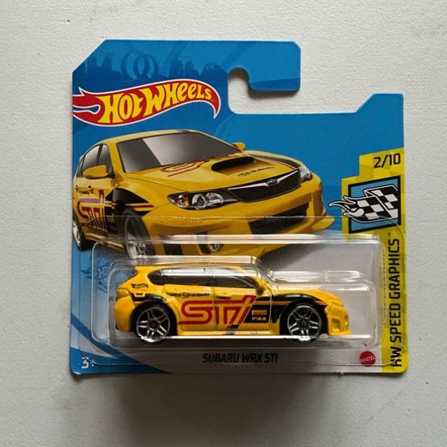 HW SUBARU WRX STI Yellow HW SPEED GRAPHICS N...