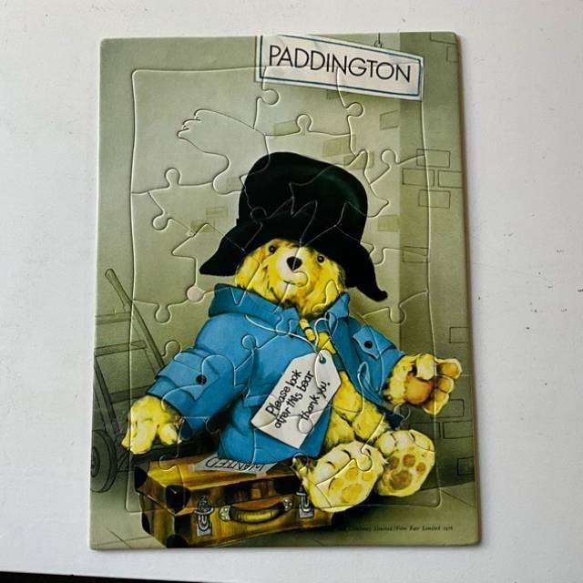 PADDINGTON BEAR Puzzle 1976