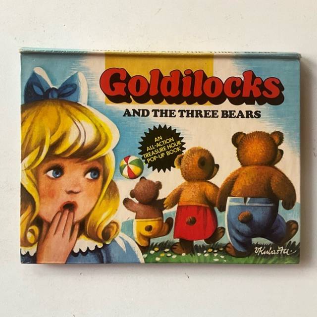 Goldilocks AND THE THREE BEARS (POP UP) 1982...