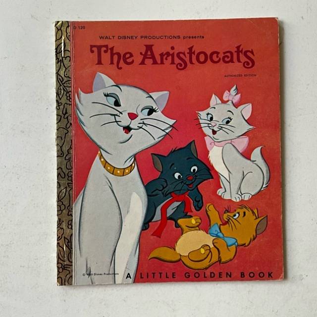 Golden Book - Disney The Aristocats 1978