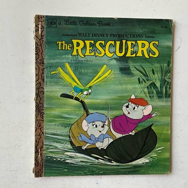 Golden Book - Disney The RESCUERS D136 1978