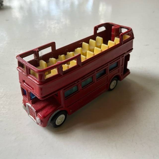 Double Decker Bus (Red) 9cm Length
