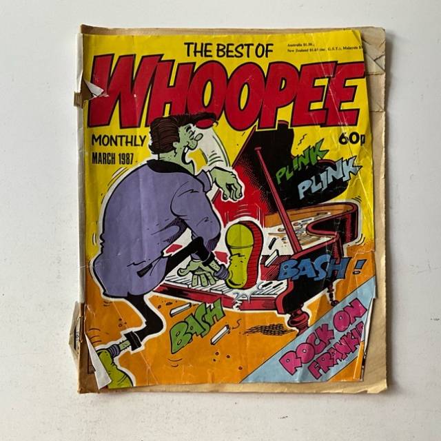 WHOOPEE MONTHLY MARCH 1987 ROCK ON FRANKIE