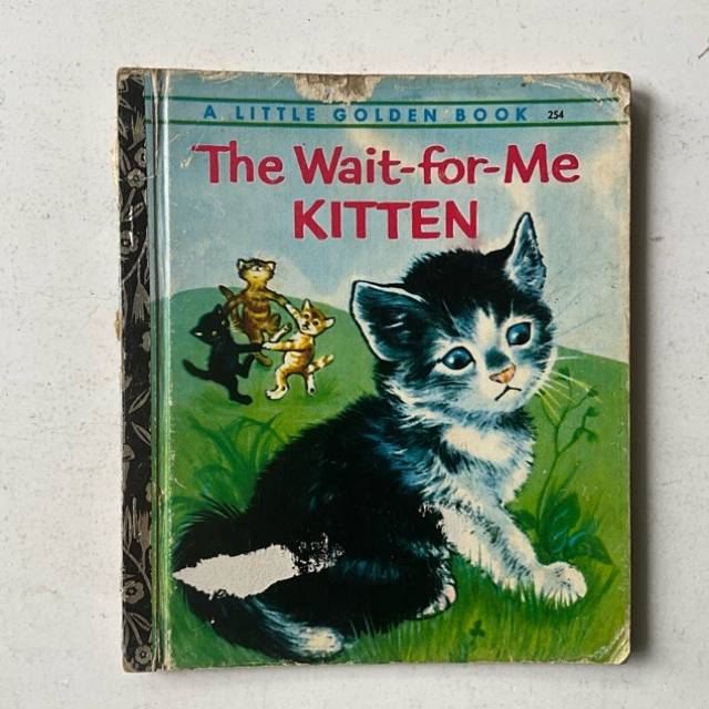 Golden Book - The Wait-for-Me KITTEN 254 1973
