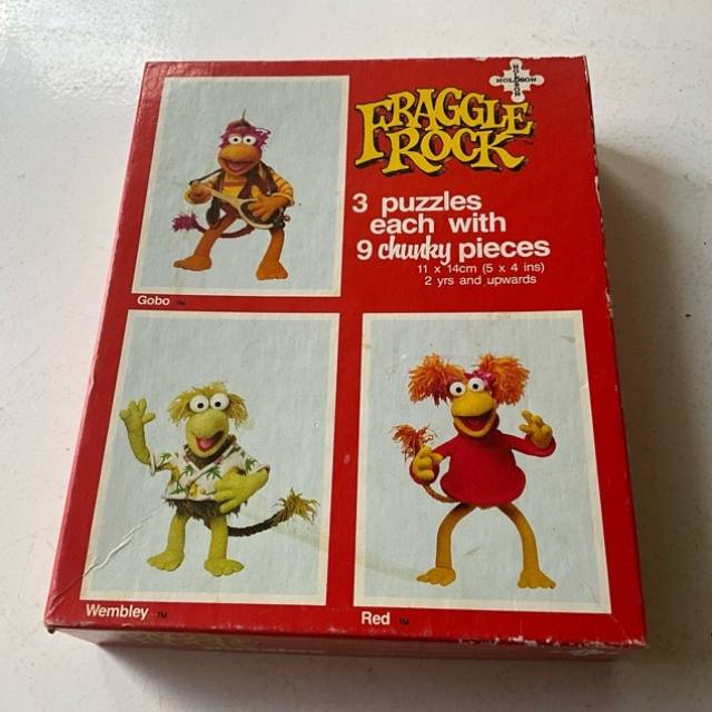 PUZZLE’S FRAGGLE ROCK x3 1984 HOLDSON