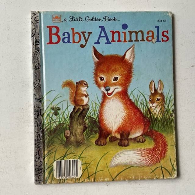 Golden Book - Baby Animals 304-57 HC 1956