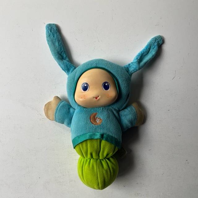 2011 Hasbro Gloworm Blue Green Glow Worm Mus...